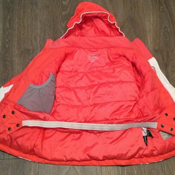 L.L Bean ski/snow jacket Thinsulate insulated size 6x/7 girls - Picture 3 of 7
